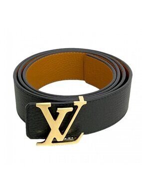 Louis Vuitton Belt Taurillon LV Initial 40 Reversible Brown Noir